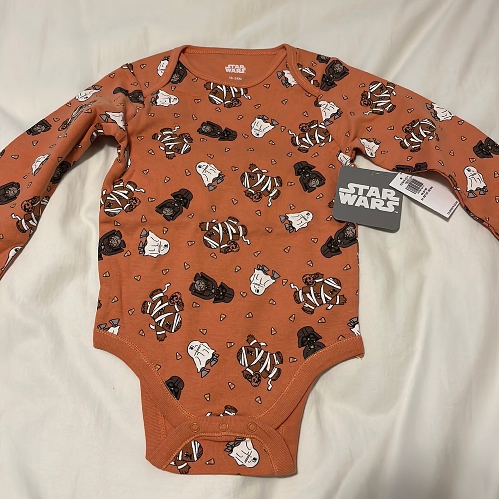 Star Wars Halloween baby onesie